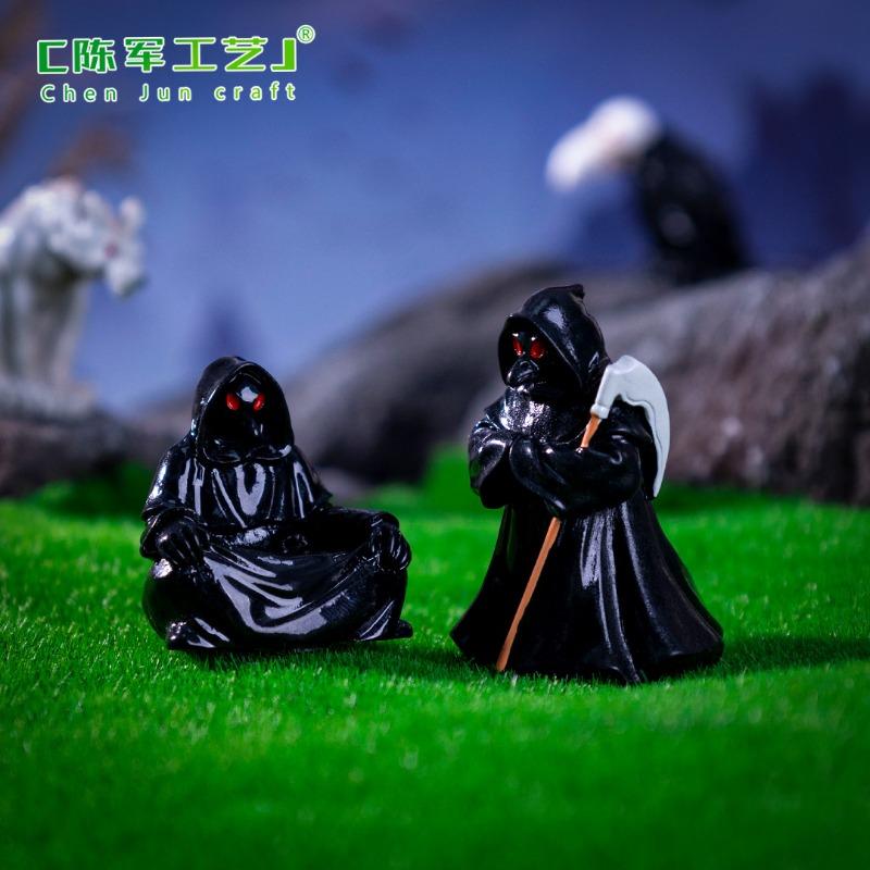 New Halloween Vampire Reaper Doll DIY Ornament Hanging Accessories Mini Micro Landscape Ornament