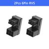 ATX 8Pin 6Pin Female to 8Pin 6Pin Male 180 Degree Angled Power Adapter for Desktop Graphics Video Card GPU