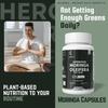 Heroot Moringa Oleifera Blattkapseln 1000mg | Pflanzenpulver | 60 Kapseln