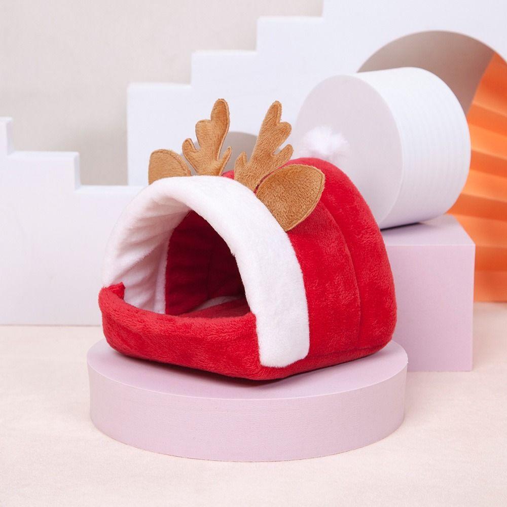 Hamster Warmes Baumwollnest Überwinterungskäfige Haustierbett Kleintiernester Hamsterhaus Haustierzubehör