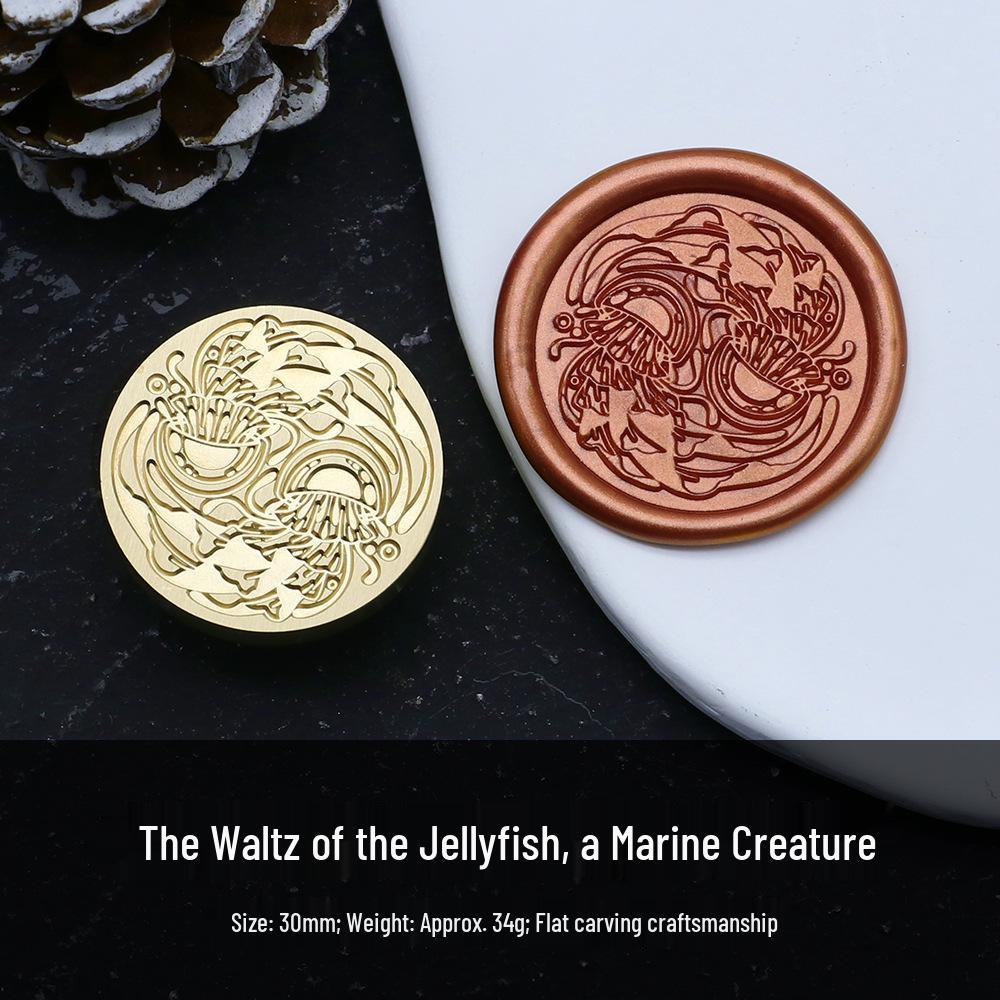 Western Fantasy Series Wax Seal Stamp - Ancient Greek Mythology Copper Head