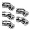 5 STÜCKE 5mm Universalgelenkkupplungen 45 Stahl Motorwellenkupplungsverbinder für RC Modellautos Schiffe