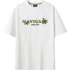 NVG·YOUNG Men's Ice Silk Letter Print Short Sleeve T-shirt