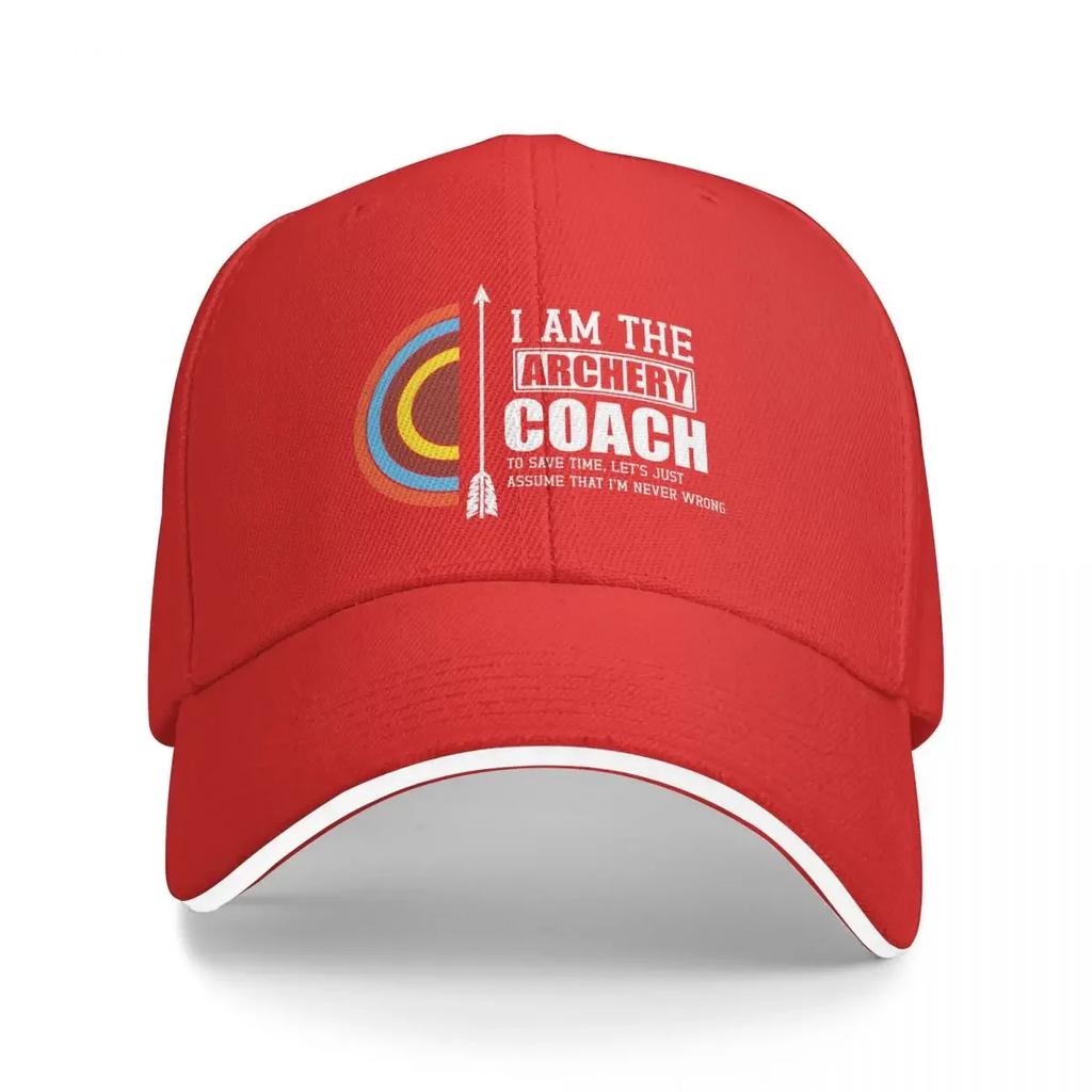Archery Coach Multicolor Hat Peaked Womens Cap Personalized Visor Outdoor Hats