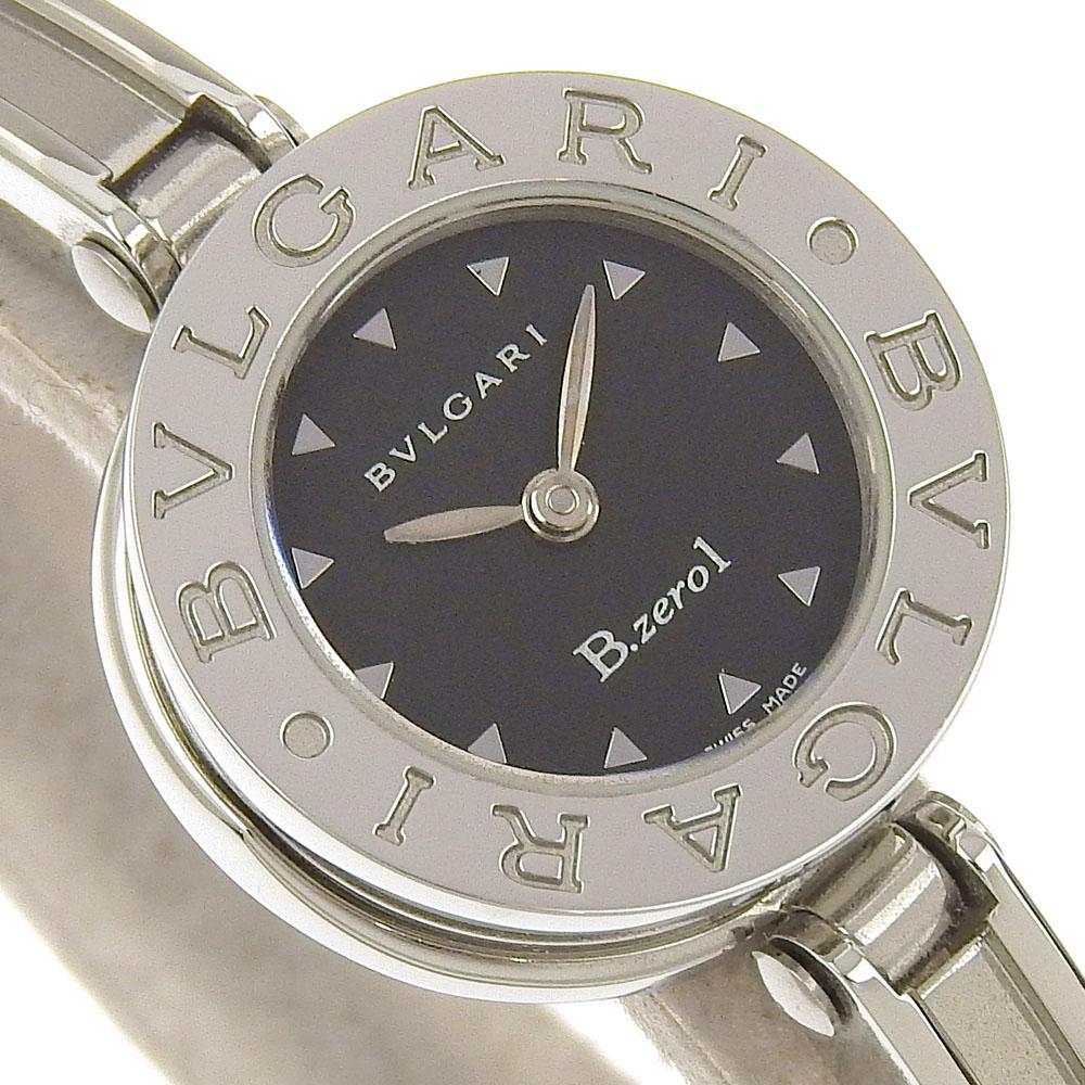 Bvlgari B-zero1 Watches BZ22S Be Zero One blackDial Stainless Steel Quartz Analog Display Women Used