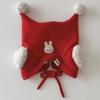 Kältebeständige Plüsch-Strickmütze für Kleinkinder Niedliche Kinder Ohrenschützer-Mütze Foto-Requisiten