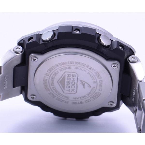 [美品]CASIO G-SHOCK G-STEEL GST-W110D-7AJF G-SHOCK Gショック Gスチール G-STEEL 電波ソーラー 腕時計 メンズ 白
