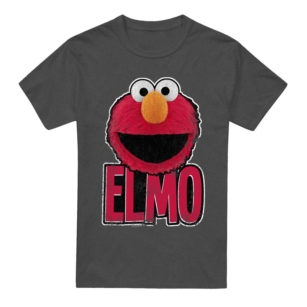 Sesame Street Unisex Adult Elmo Smile T-Shirt
