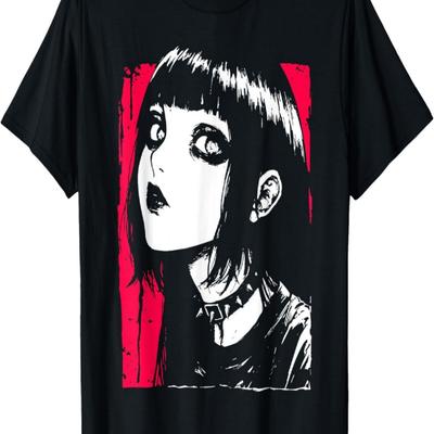 Horror Anime Manga _ Japan  Creepy Kawaii Goth Punk T-Shirt