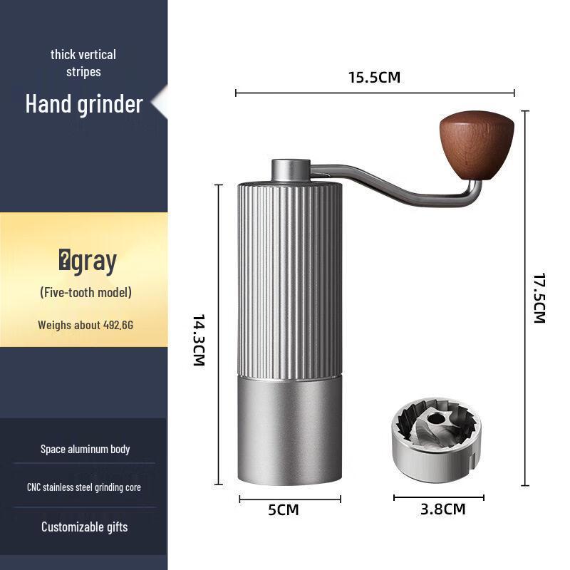 Yingtang Silver 5-Star Manual Coffee Grinder