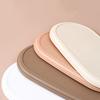 Plastic Oval Serving Tray Kitchen Fruit Dessert Tray Multifunction Food Plate Organizer Desktop Cosmetic Jewelry Tray