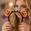 Glitter Stars Pumpkin Headband Felt Bat Wings Hair Hoop Halloween Hairband  Parade