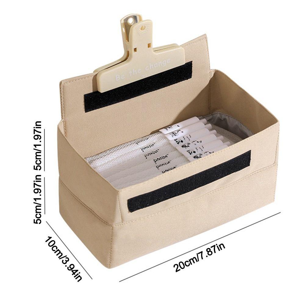 Puppy Pattern Pen Bag Canvas Flip Pen Pouch Cute Pencil Case  Student Supplies