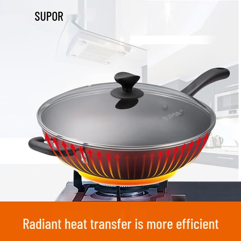 Supor Colorful Easy-Clean Non-stick Wok