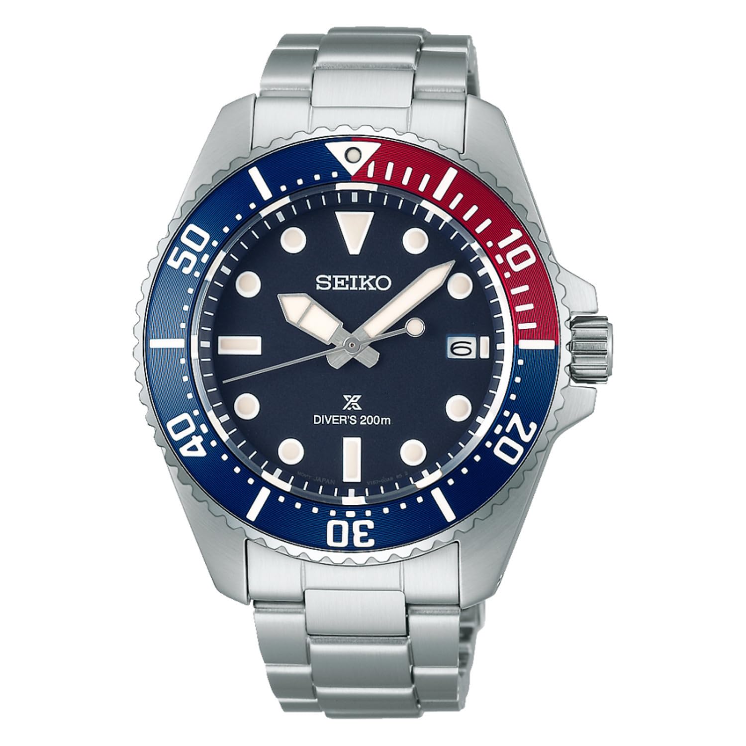 Seiko Prospex Solar Diver`s Watch Blue