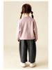 Tongbei 2025 Winter Girls' Double-Layer Fleece-Lined Casual Pants - Thick, Warm, Versatile Fashion.