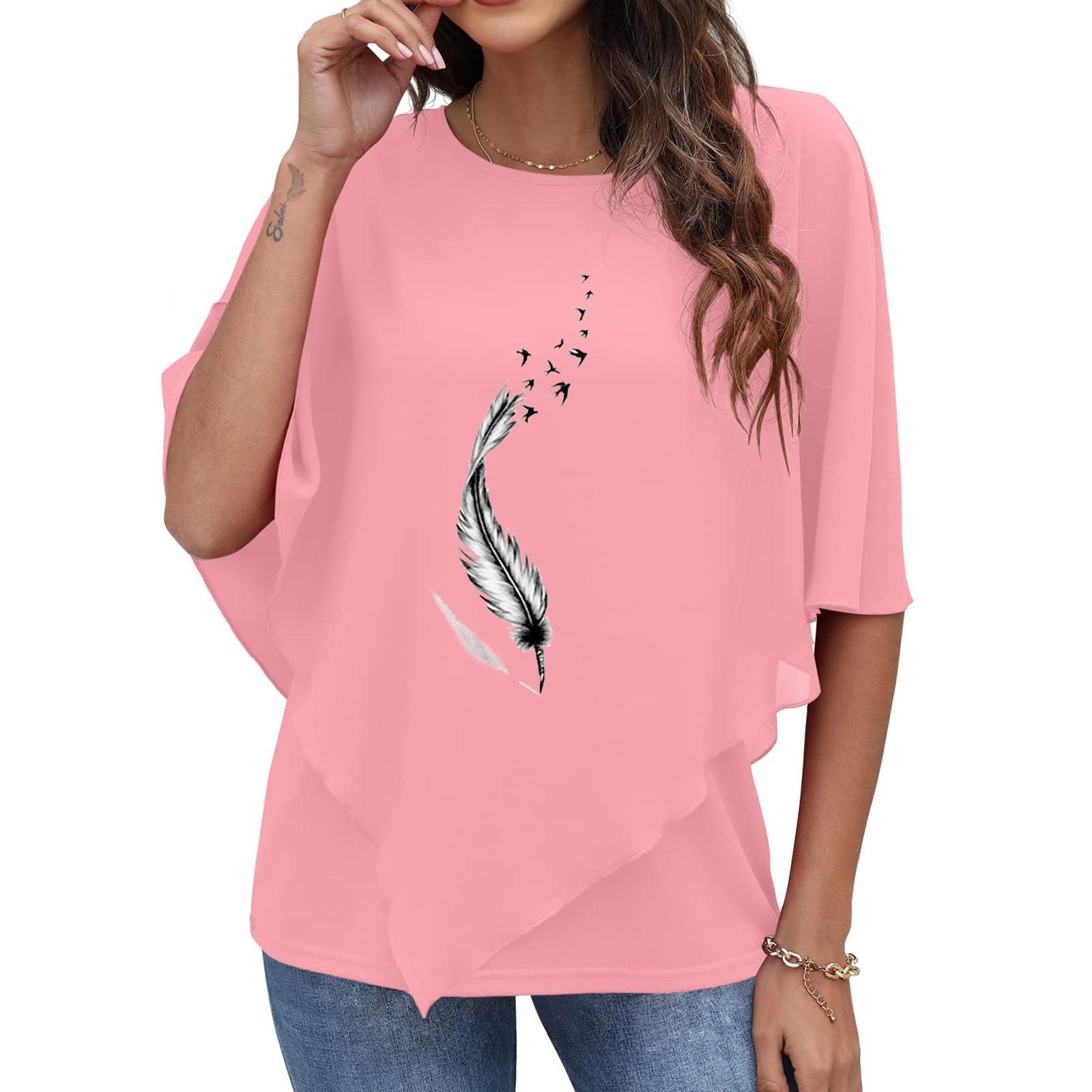 

Женские повседневные летние топы без рукавов с принтом для женщин, футболки с круглым вырезом, топы XXL розовый