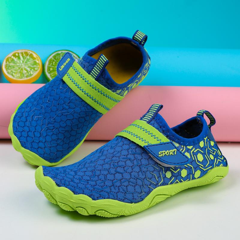 Water Shoes Children'S Beach Footwear Quick-Drying Breathable Barefoot Swimming Water Shoes Outside Athletic Shoes River Waters Boys Girl