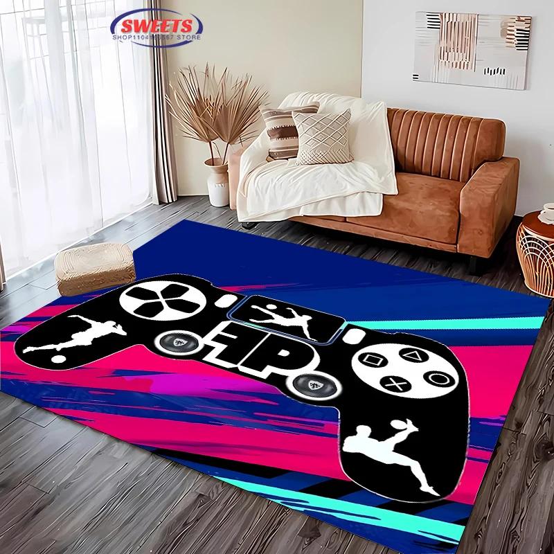 Funny Game Controller Area Carpet,Rug for Living Room Tapete for Bedroom Sofa Kitchen Doormat Decor,Kids Non-slip Floor Mat Gift