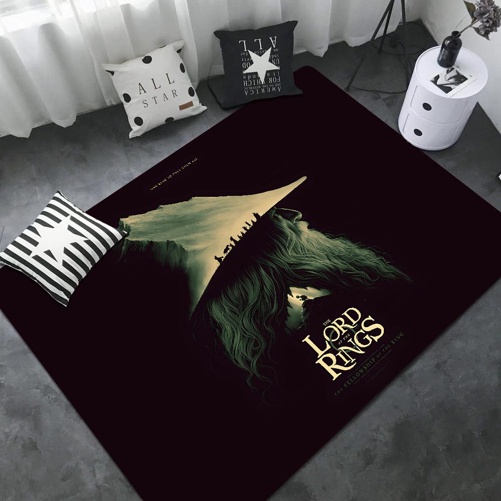 L-Lords Game Rings Hallway Carpet Retro Multiple Choice Living Room Kitchen Rug Non-Slip Welcome Rug