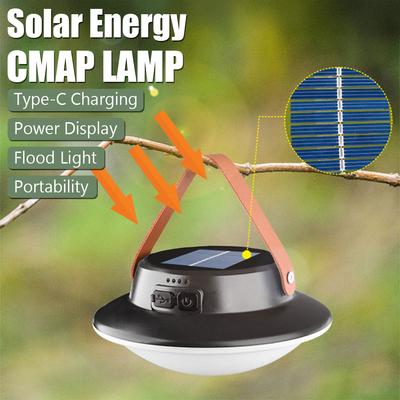 Luce da campeggio a LED ad energia solare/ricaricabile tramite USB Lanterne portatili Tenda da esterno da appendere Lanterna da campeggio di emergenza Luce da lavoro
