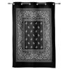 Bandana Paisley Black White Window Curtains Home Decoration Living Room Kid Drapes Cortinas Kitchen Bedroom Made Of Polyester Area Decor