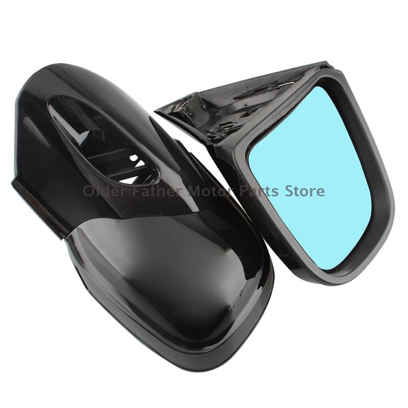 Motorcycle Accessories Left & Right Sides Rearview Mirrors ABS Plastic Black Chrome White For BMW K1200 K1200LT K1200M 1999-2008