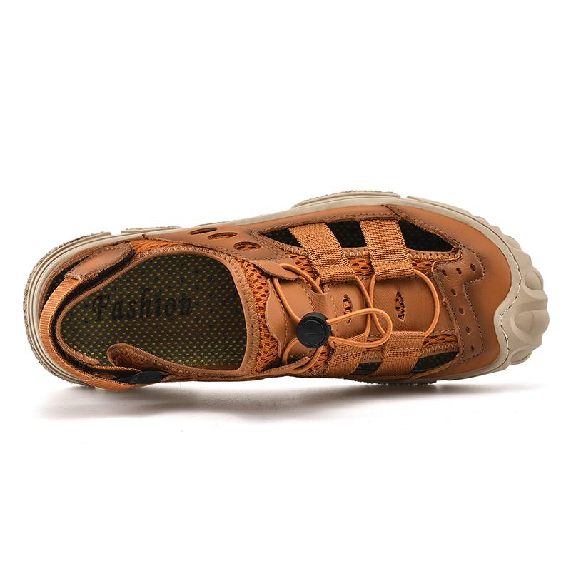Fashion Men's Outdoor Leather Shoes Man Loafers Comfortable 2024 Summer Sneakers Free Shipping Moccasin Breathable Casual Shoes