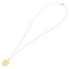 MARIHA [1102221006] K18 Ancient Memories Gold Necklace Athena/Angel Rectangle Chain 17.7" Necklace Yellow GoldUsed