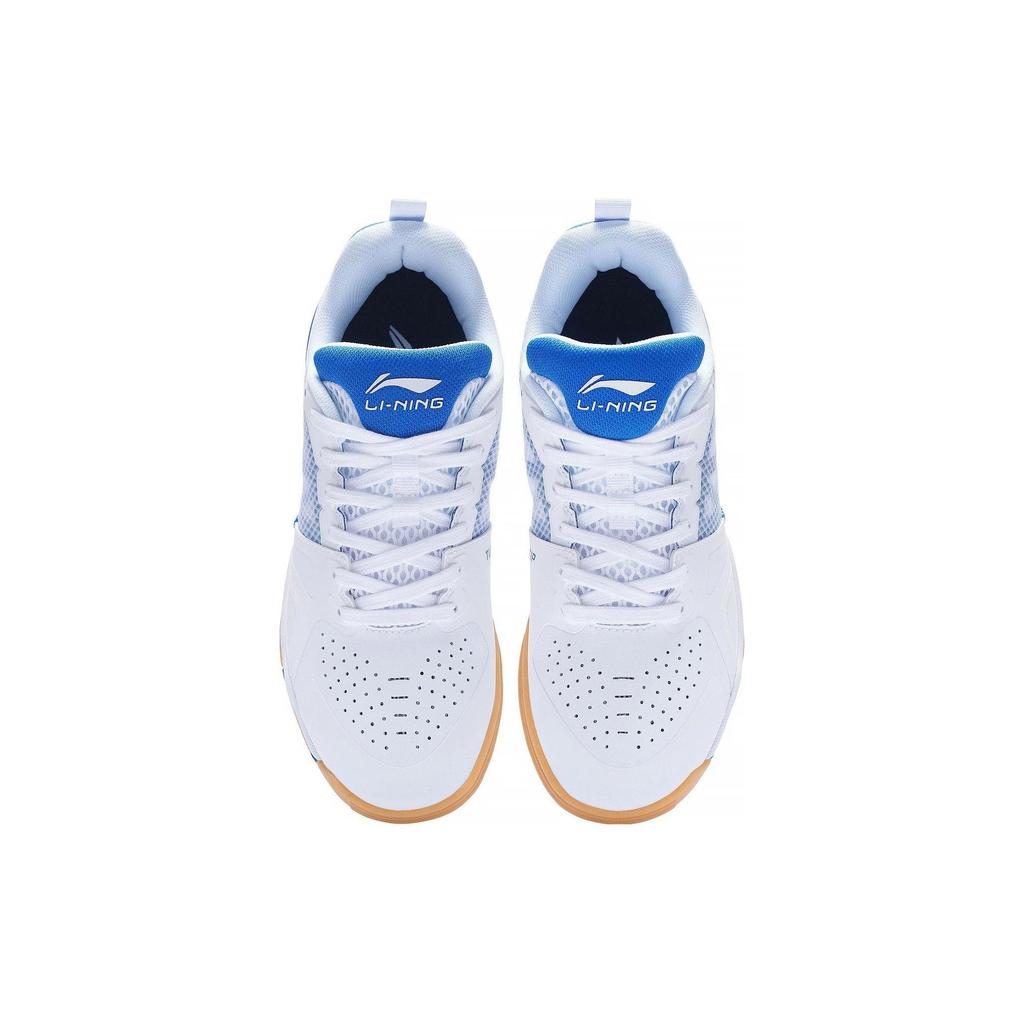 Li-Ning Eagle Eye 2.0 Pro Protiskluzové Odolné proti opotřebení Prodyšné Nízké Stolní tenisové boty Pánské tenisky Bílé Modré APPT009-1