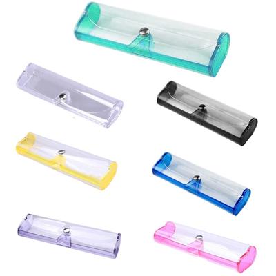 1 Pcs Kawaii PVC Glasses Box Cute Girl's Transparent Glasses Case Protable Eyewear Boxes