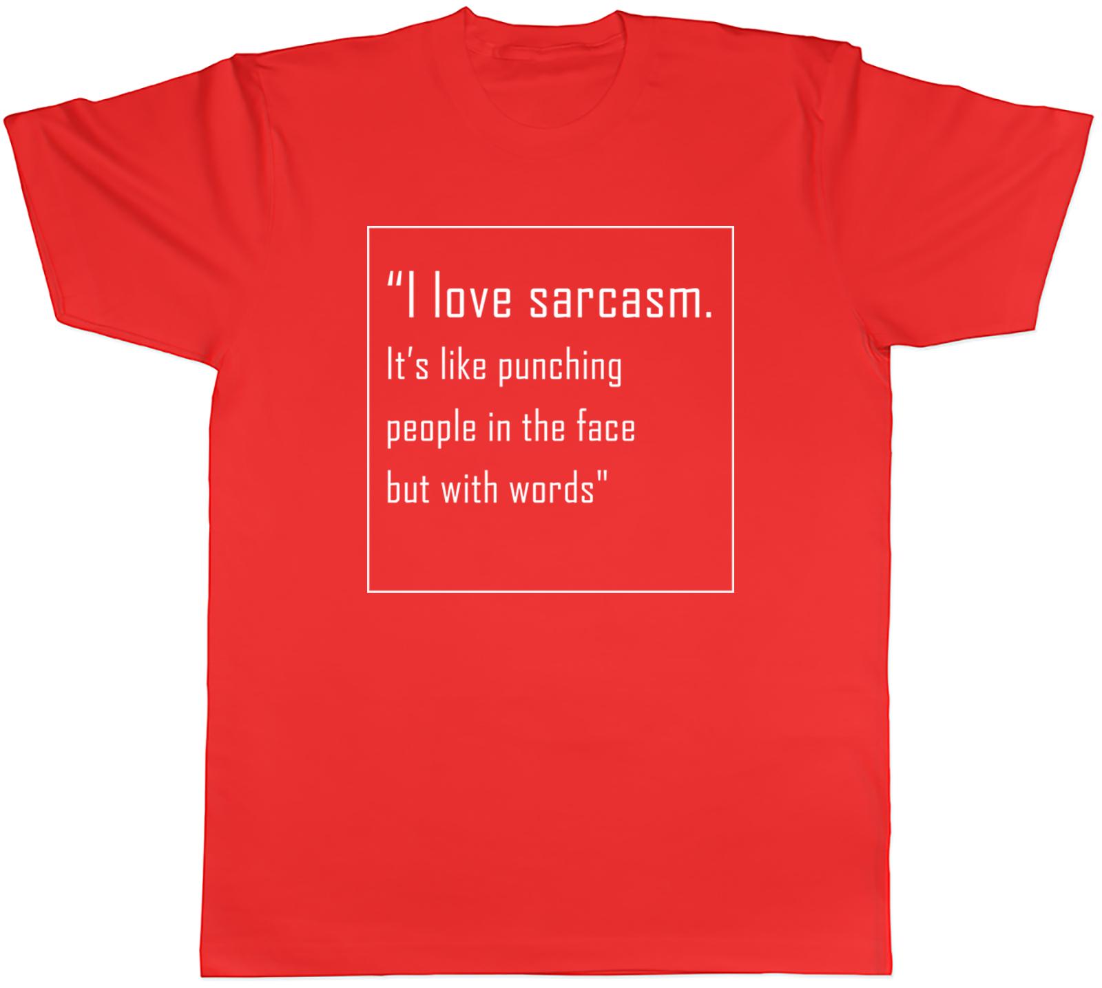 Funny Sarcasm Unisexs TShirt Like Punching People in the Face Unisex Tee Gift S