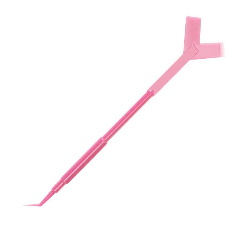 Y-Shaped 3-in-1 Eyelash Tool: Waterproof Makeup Brush & Lash Perm Aid