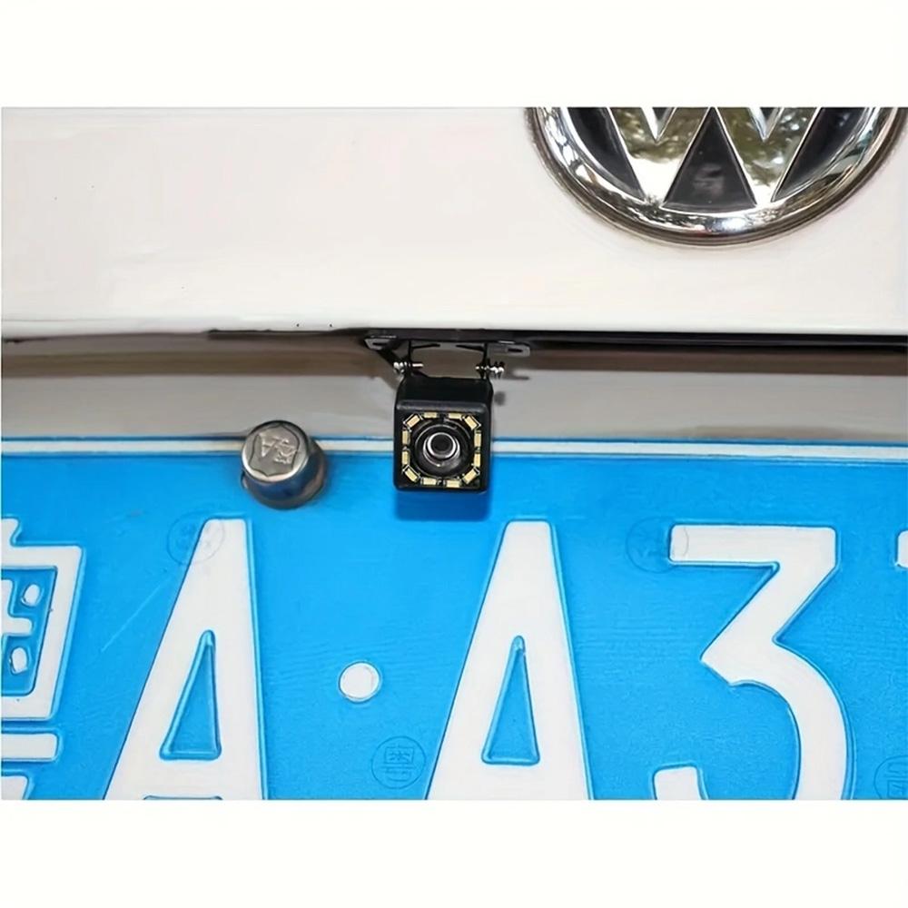 12-LED Weitwinkel Auto Rückfahrkamera, Rückfahrkamera, Nachtsicht, Rückfahr-Autoparkmonitor CCD Wasserdicht HD Video