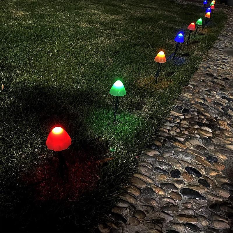 LED Solar String Light Garden Decoration Mushroom Lights IP65 Waterproof Garland Patio Decor Outdoor Solar Lights Fairy Light