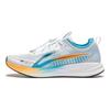 Li Ning Μοντέρνα Ευέλικτα Παπούτσια Τρεξίματος Νεανικά με Διπλό Ύφασμα Παιδικά Αθλητικά Παπούτσια Λευκά Μπλε YKFU014-5