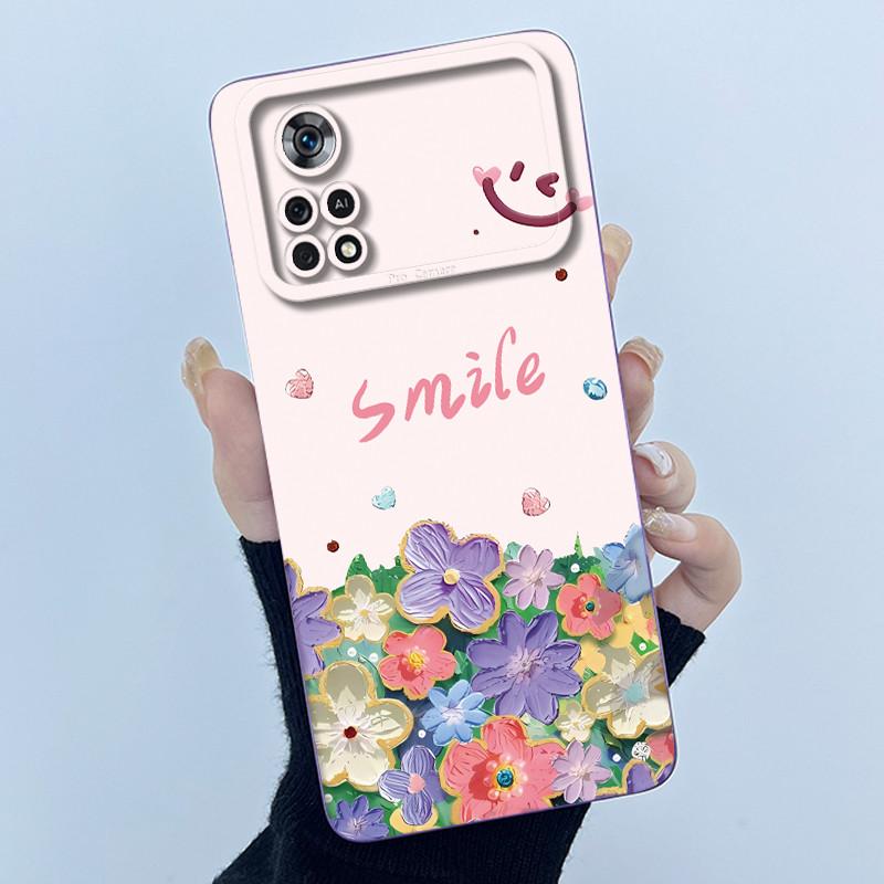 For Xiaomi Poco X4 Pro 5G Case Sweet Girls Cats Soft Silicone Phone Back Cover For Xiaomi PocoX4 M4 Pro Bumper Protective Casing