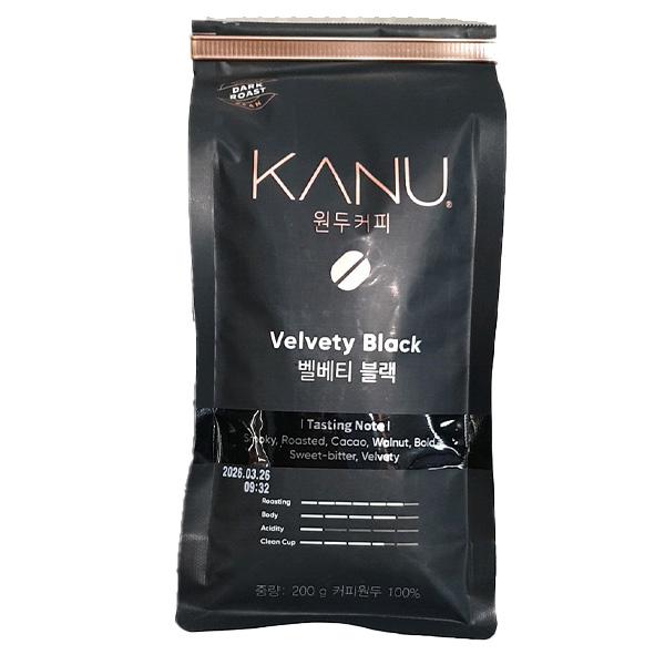 

Kanu Whole Bean Coffee Velvety Black 200g One thing