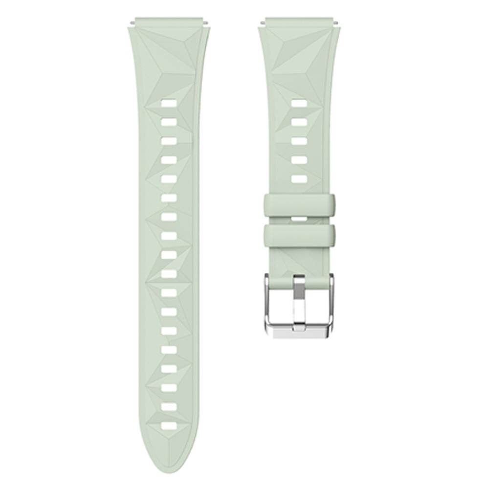 Pulseira de relógio de silicone elegante e estilosa para mulheres, 18mm, compatível com Huawei Watch GT 5/4 41mm, 5 Pro 42mm, Garmin Venu 3S