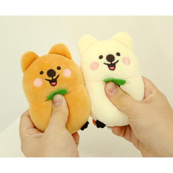 Fluffy Quokka Stress Ball, Brown, 10cm, Popular Toys for Korean Children
