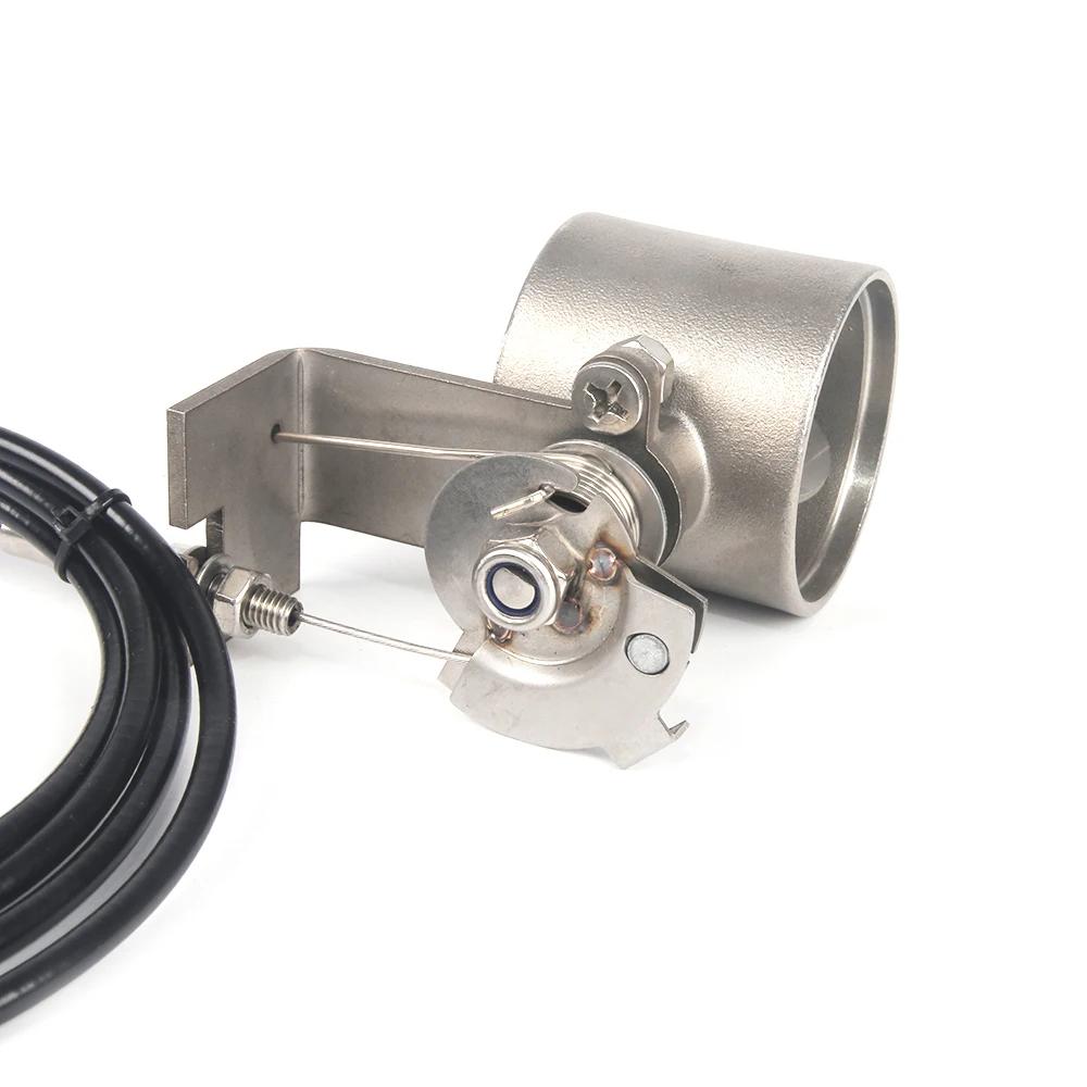 51MM / 2 Zoll Abgasregelventil Für Motorrad-Auspuffrohr Manuelles Bedienventil-Kit Universeller Mehrwinkel-Modus