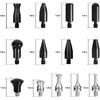 LadyRosian 16PCS Car Paintless Dent Repair Tools Aluminum Dent Hammer With Knock Down Head Tap Kit Leveling Telescopic Hammer Set For Car Hail Damage