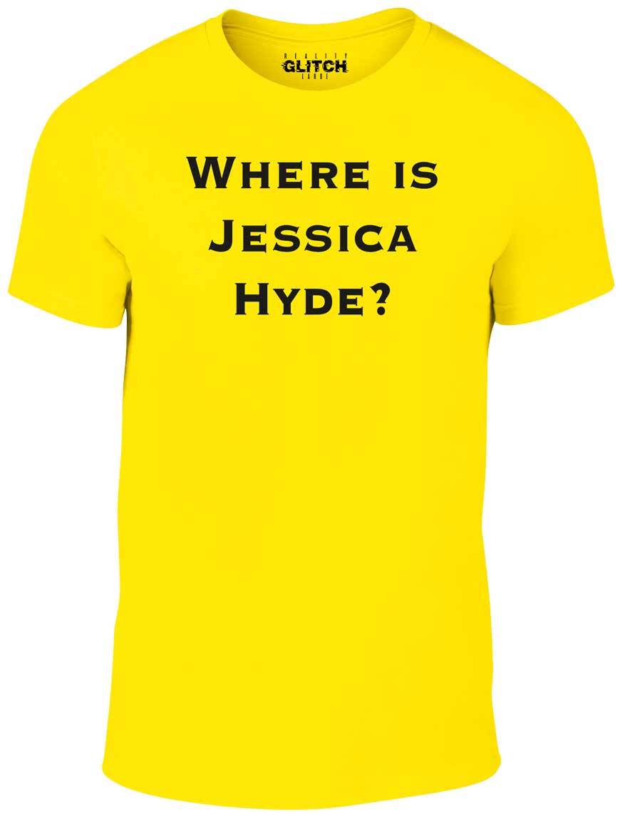 Where is Jessica Hyde T-Shirt Mens Womens Tees Top - Funny T Shirt Mens Womens Tees Top retro tv fashion utopia science 4XL