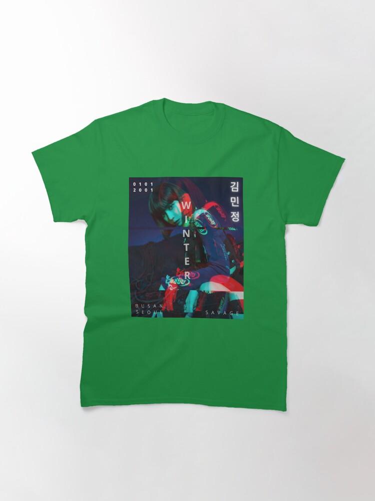 aespa Winter SAVAGE Glitch Version Classic T-Shirt