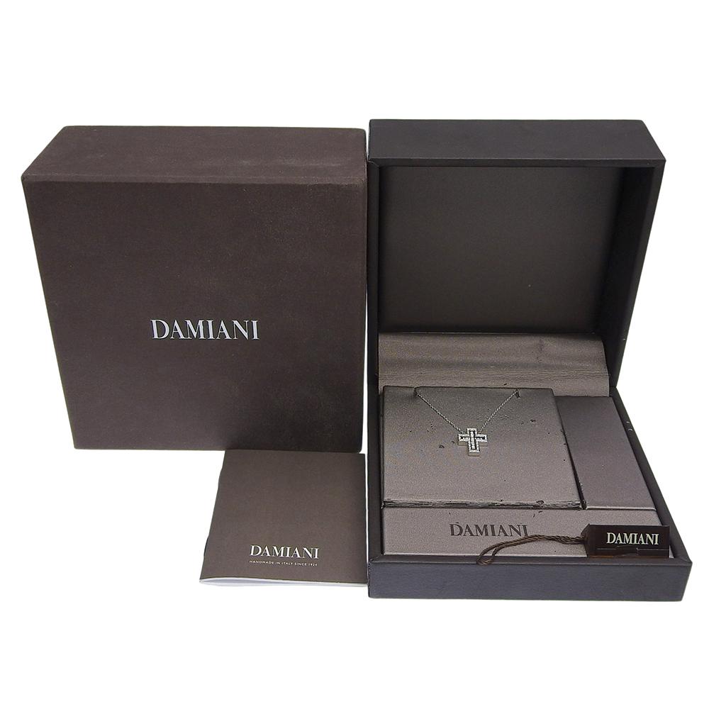 Damiani Belle Epoque XXS Necklace 20083507 cross K18 white gold/diamond 4.5g unisex Used