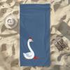 Cartoon Funny Big Goose Towel For Swim Yoga Gym Quick Drying Soft and Skin-friendly Beach Towels All-Season