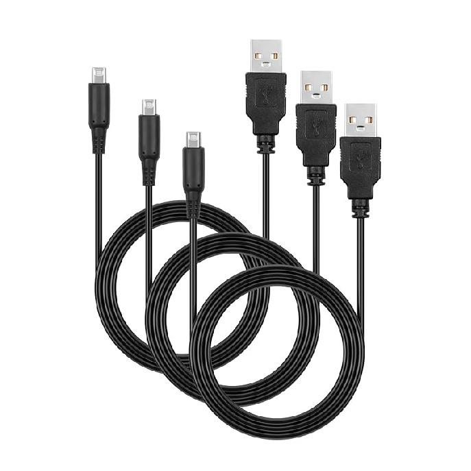 USB Charging Cable Compatible with Nintendo New 3DS XL/New 3DS/3DS XL/3DS/New 2DS XL/2DS XL/2DS/DSi/DSi XL
