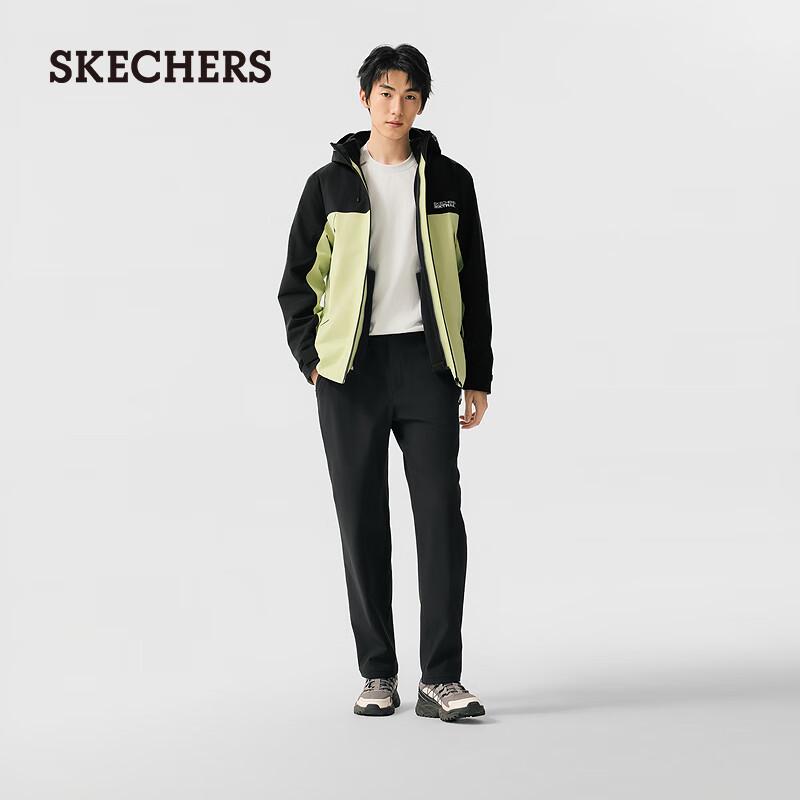 Skechers Men's Fleece-Lined Casual Water-Repellent Straight-Leg Pants 2.0