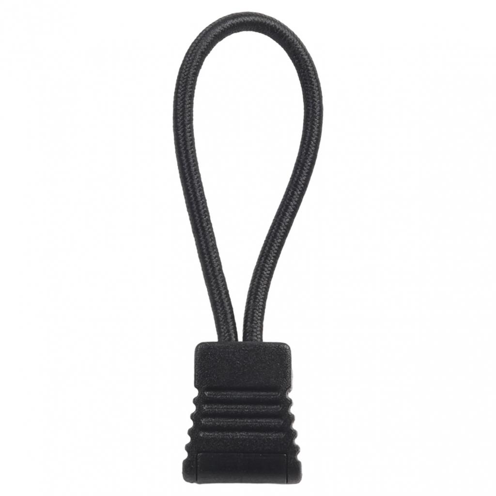 Hose Clip Scuba Diving 4pcs 6.5cm Black Elastic Rope+plastic