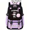 Kuromi Student Backpack With Usb Charging Port For Casual Travel And School Use